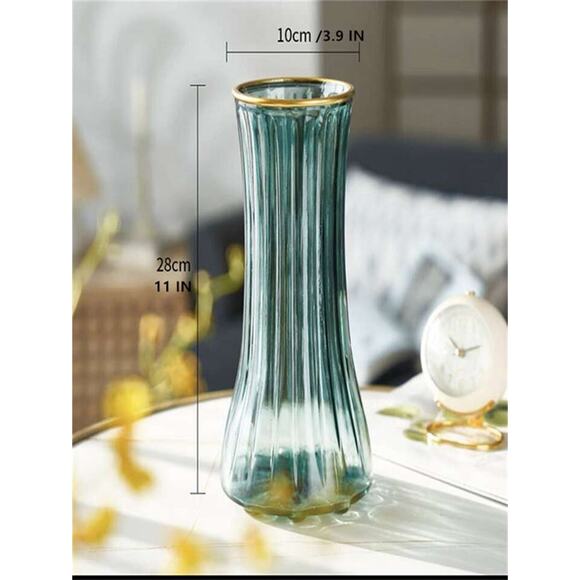 Creative Green Vase For Flower, Decoration For Table - Picture 1 of 6